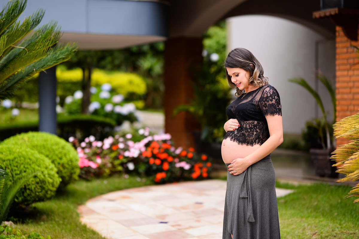 Ensaio Gestante Hotel Recanto das Hortênsias Passa Quatro Minas Gerais