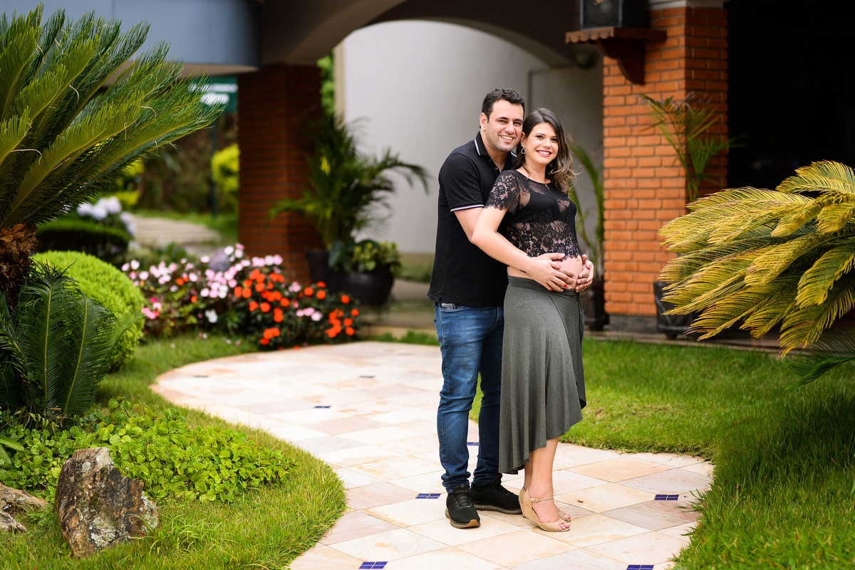 Ensaio Gestante Hotel Recanto das Hortênsias Passa Quatro Minas Gerais