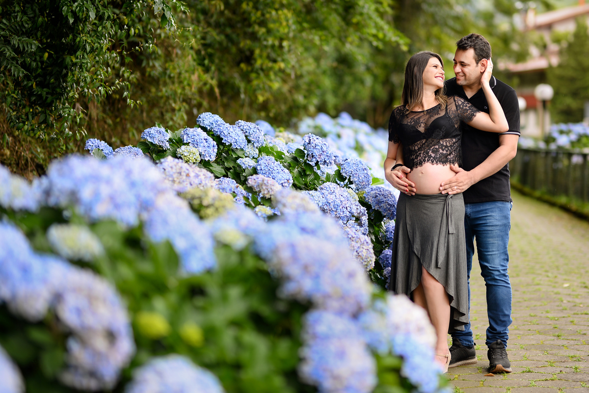 Ensaio Gestante Hotel Recanto das Hortênsias Passa Quatro Minas Gerais