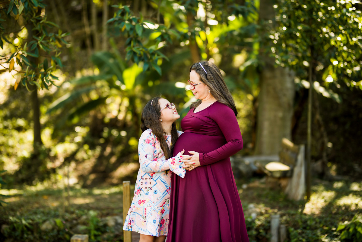 Ensaio Gestante Pousada Vale das Orquídeas Lavrinhas SP 