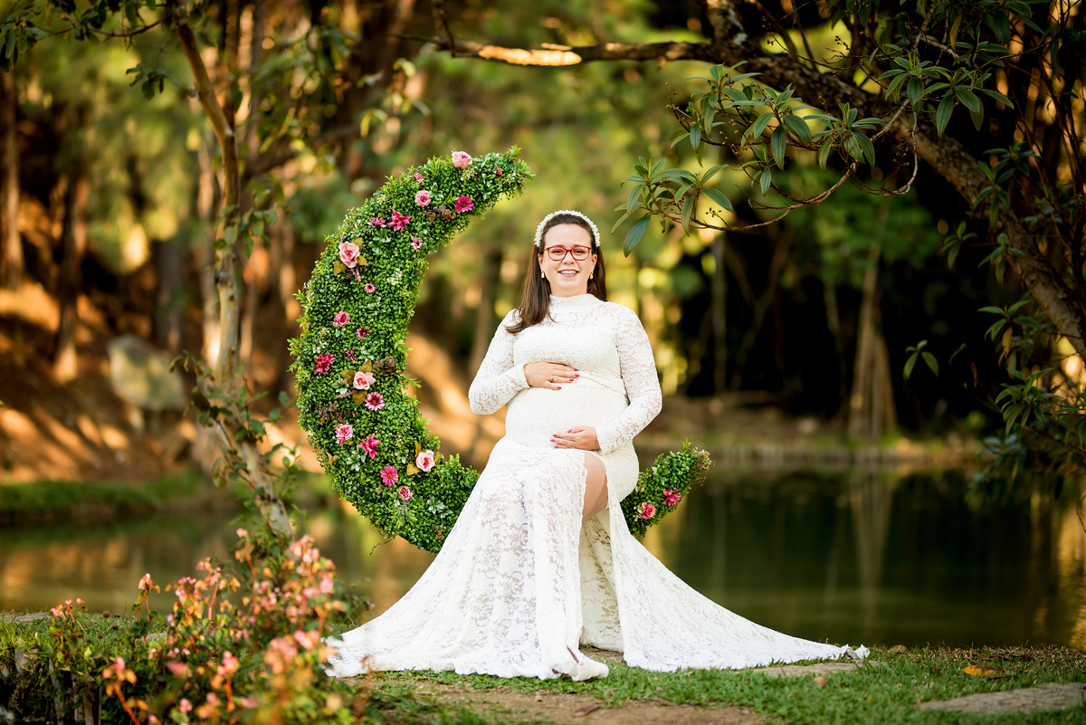Ensaio Gestante Pousada Vale das Orquídeas Lavrinhas SP 