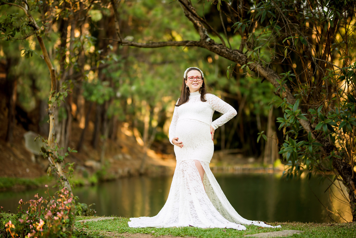 Ensaio Gestante Pousada Vale das Orquídeas Lavrinhas SP 