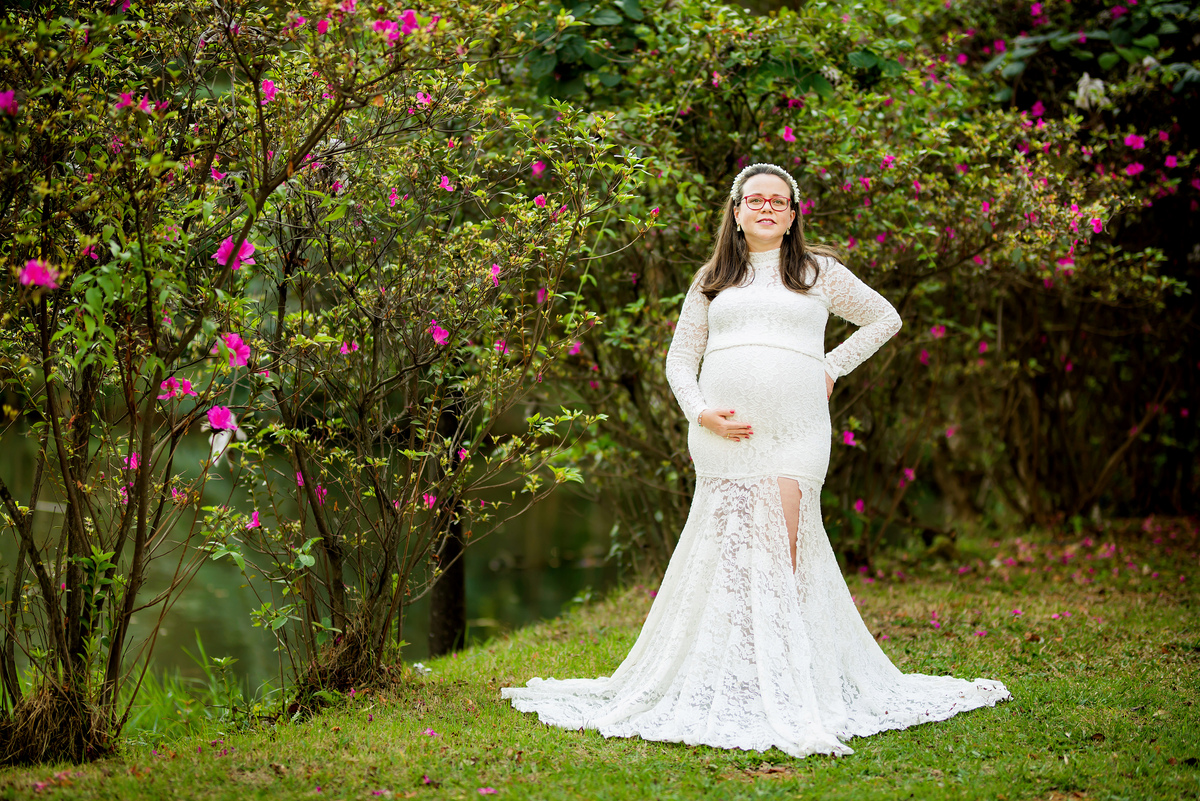 Ensaio Gestante Pousada Vale das Orquídeas Lavrinhas SP 