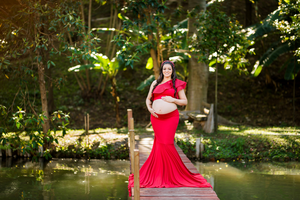 Ensaio Gestante Pousada Vale das Orquídeas Lavrinhas SP