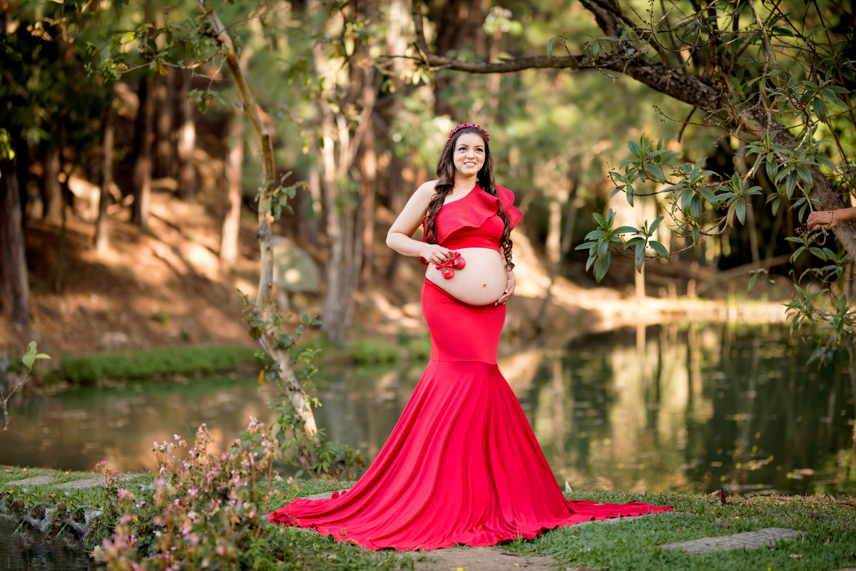 Ensaio Gestante Pousada Vale das Orquídeas Lavrinhas SP