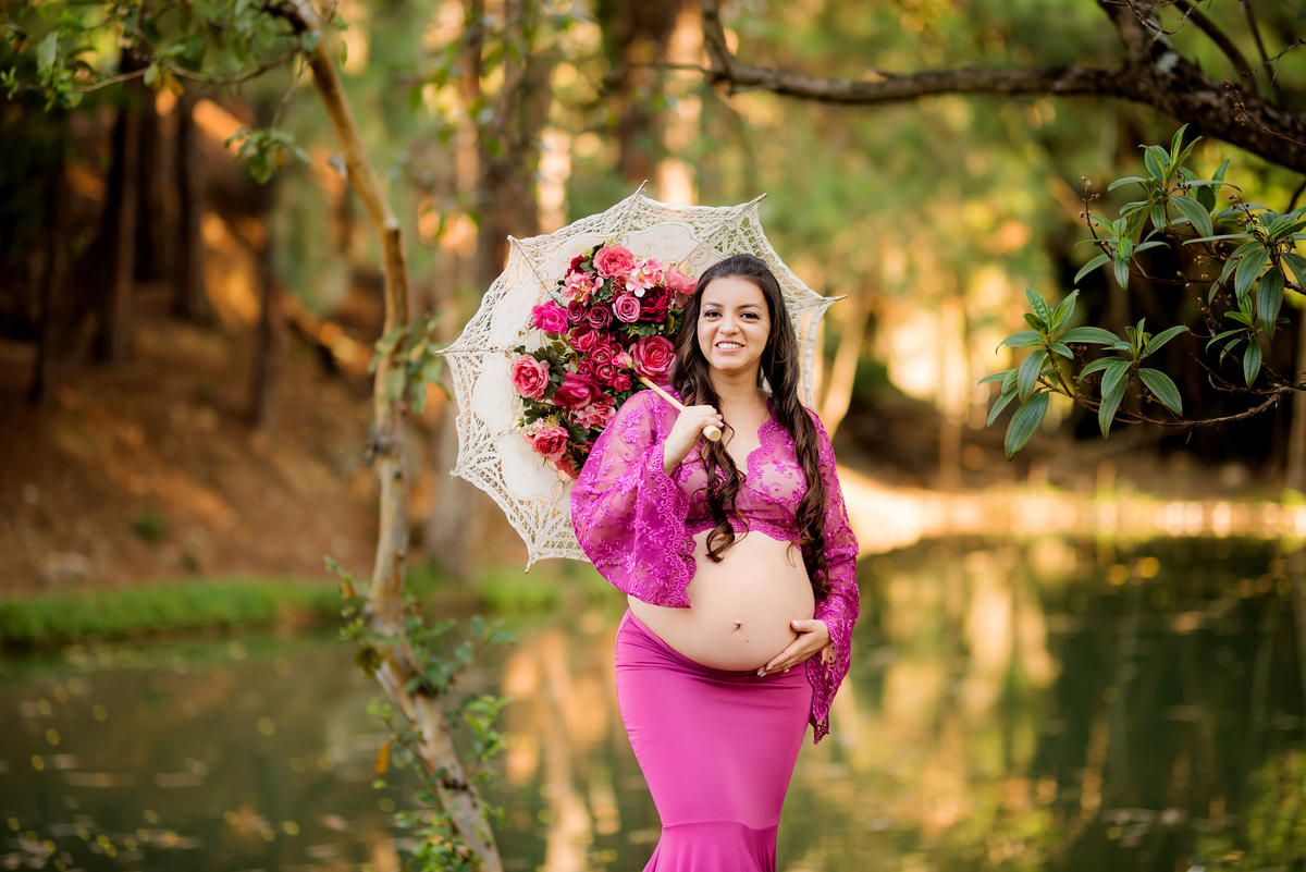 Ensaio Gestante Pousada Vale das Orquídeas Lavrinhas SP