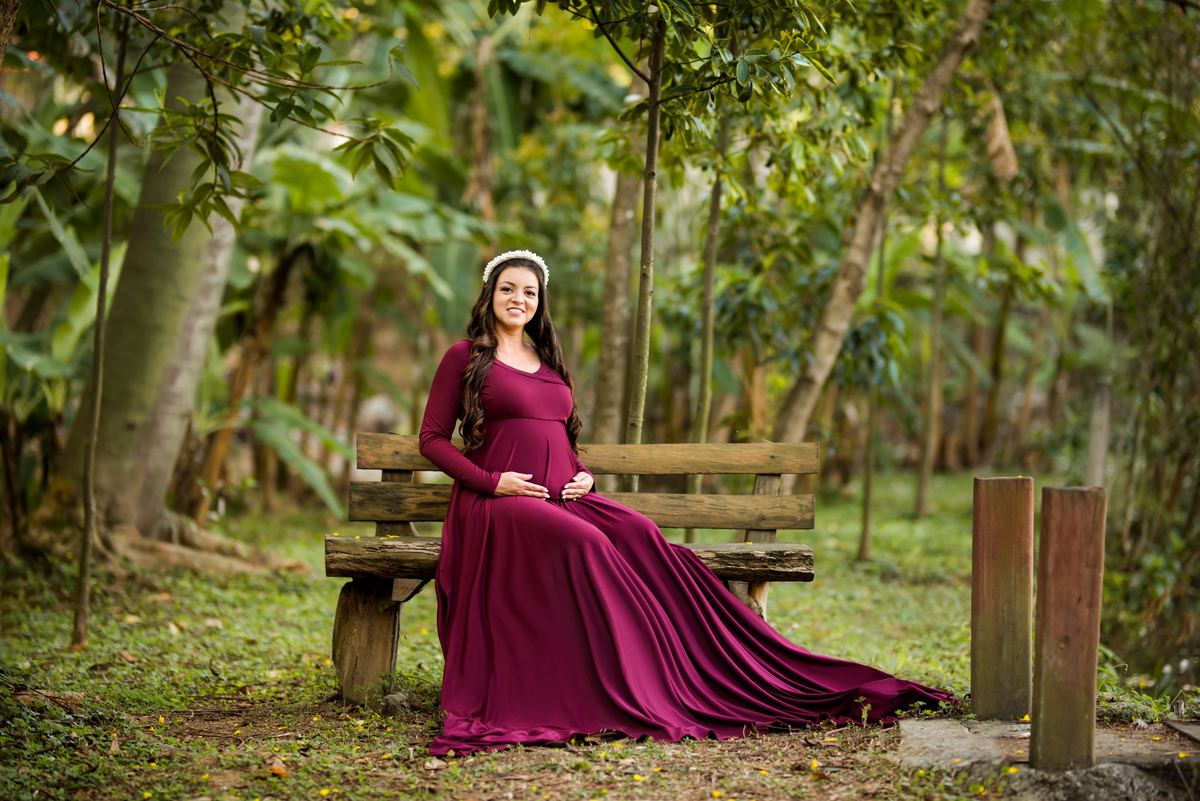 Ensaio Gestante Pousada Vale das Orquídeas Lavrinhas SP