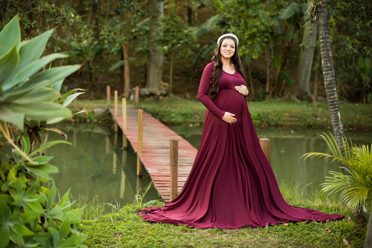 Ensaio Gestante Pousada Vale das Orquídeas Lavrinhas SP