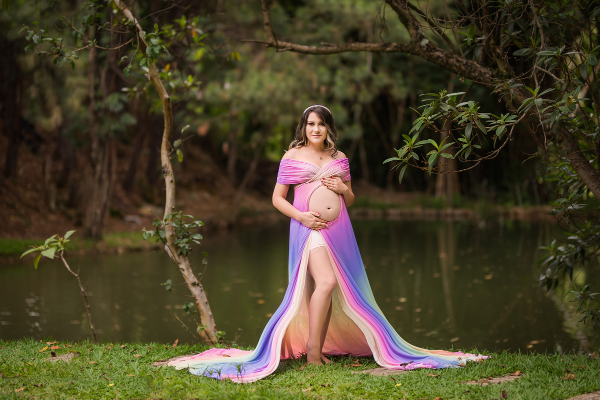 Ensaio Gestante Pousada Vale das Orquídeas Lavrinhas SP