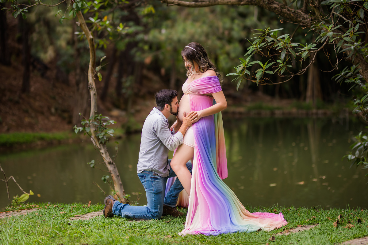 Ensaio Gestante Pousada Vale das Orquídeas Lavrinhas SP