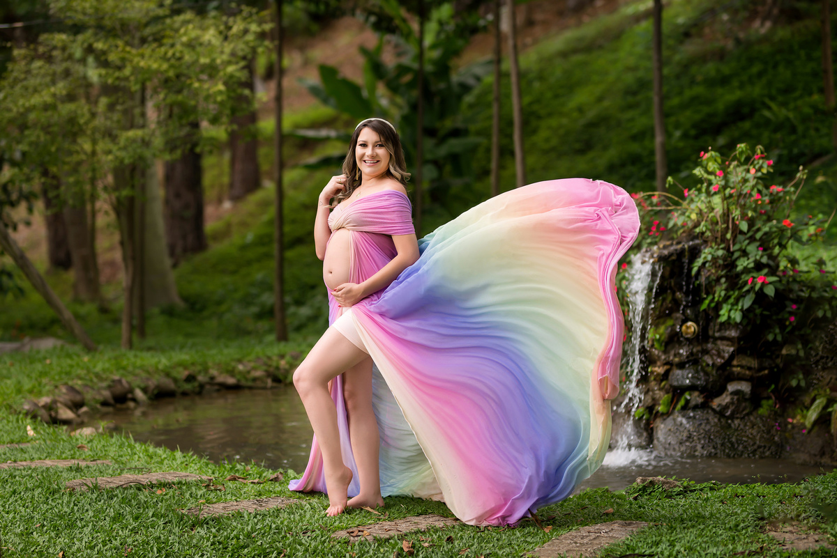 Ensaio Gestante Pousada Vale das Orquídeas Lavrinhas SP