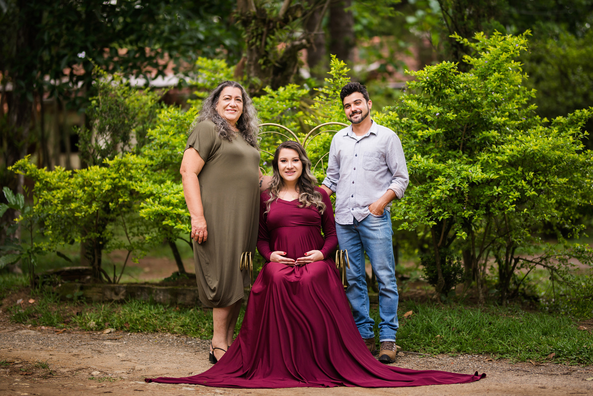 Ensaio Gestante Pousada Vale das Orquídeas Lavrinhas SP