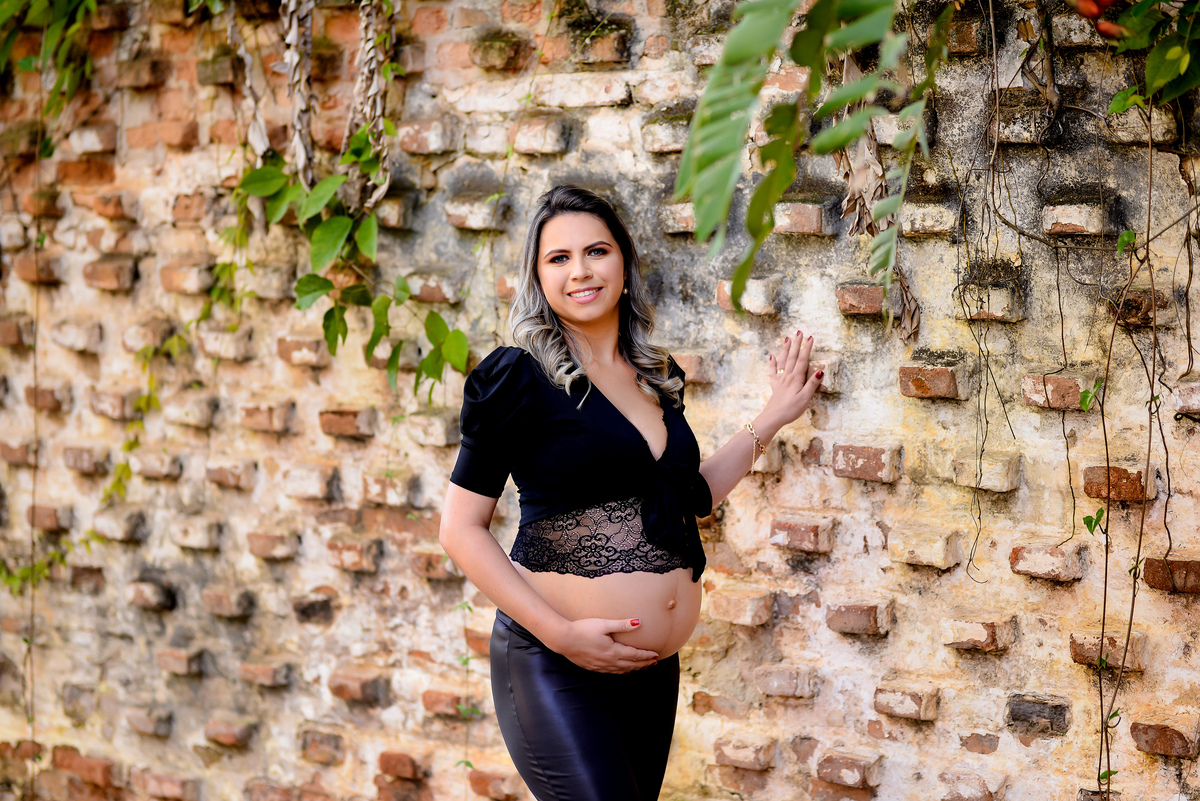 Ensaio Gestante Hotel Clube dos 500 Guaratinguetá SP