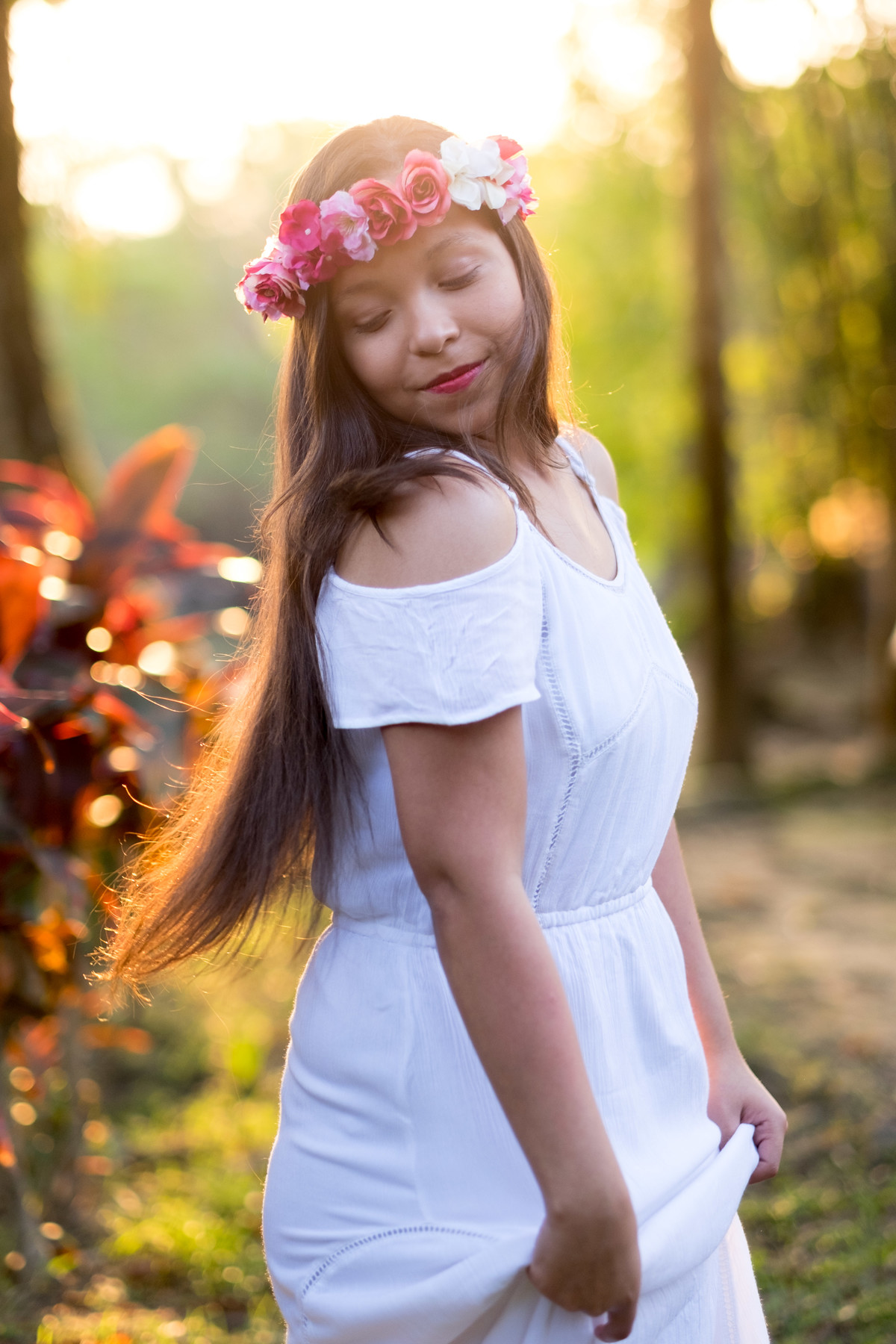 ensaio lifestyle jogando o cabelo alice casaes fotografia guarujá