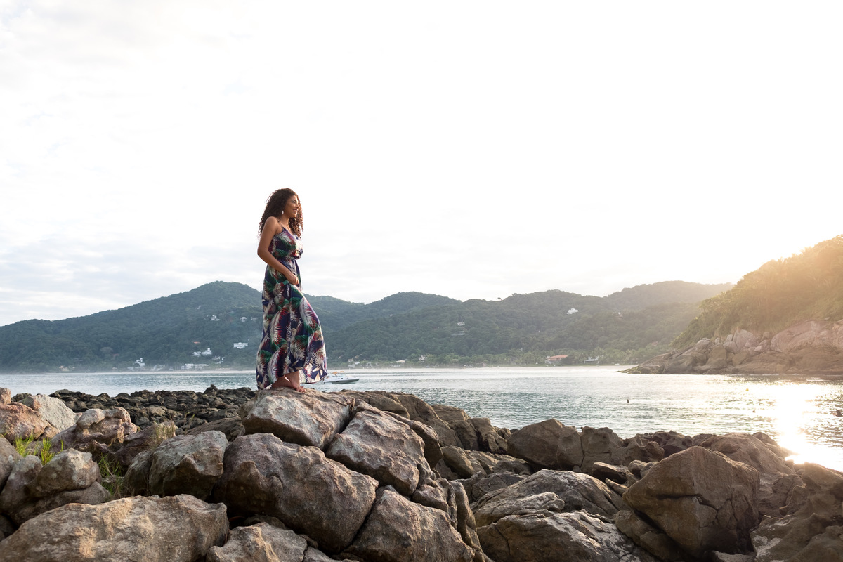Ensaio debutante Ana Flávia céu e mar Praia das Conchas Guarujá Alice Casaes Fotografia