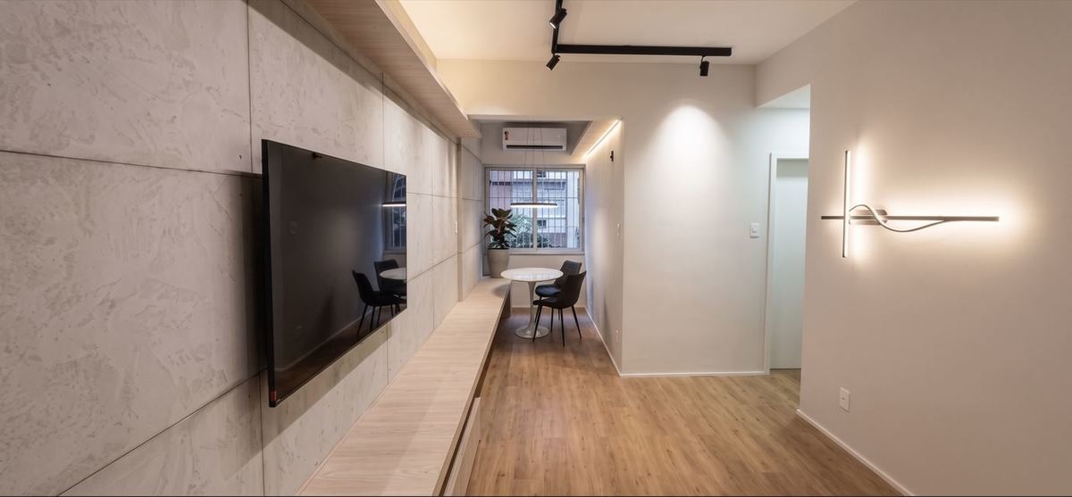 Sala estar e jantar
