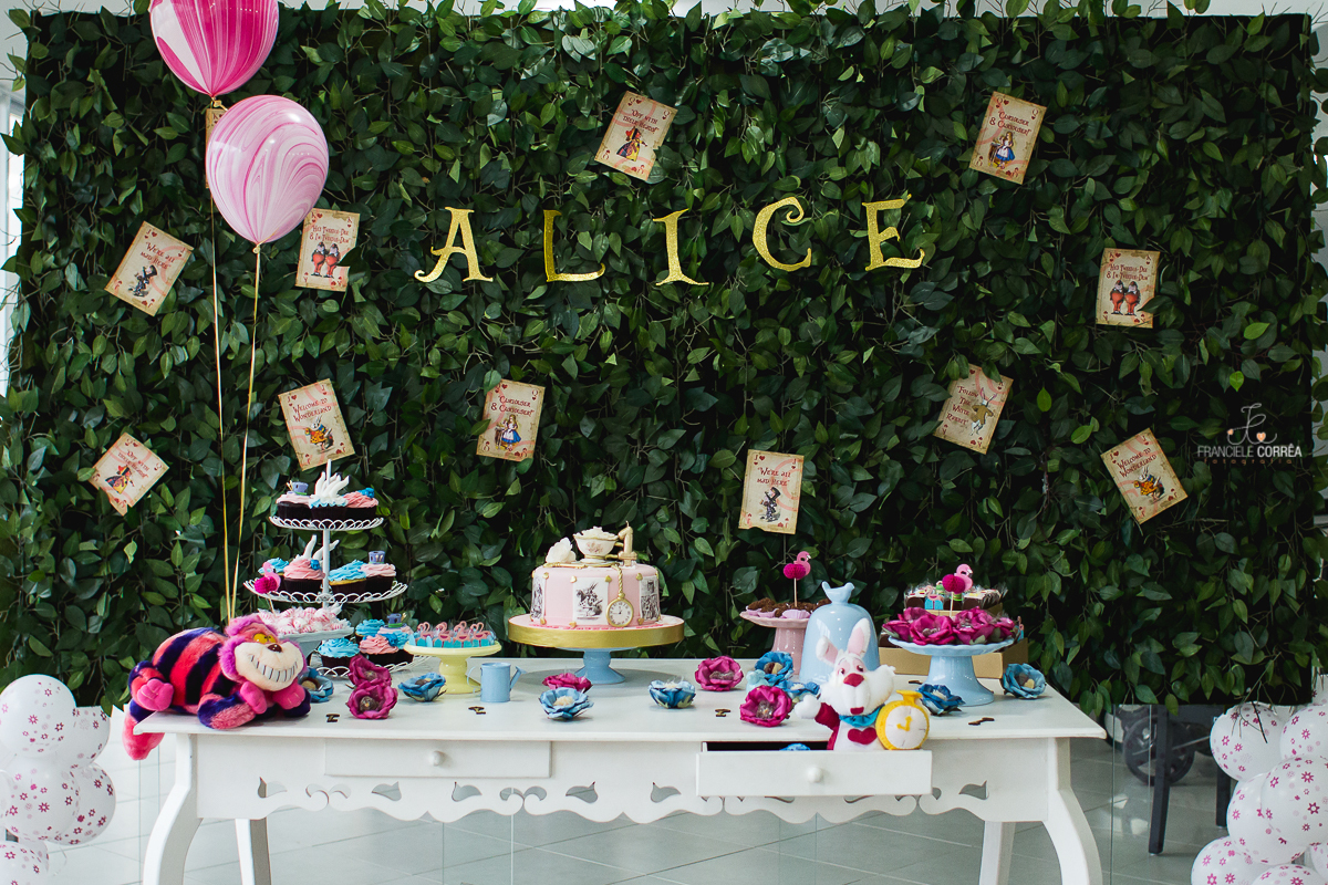 Aniversário tema Alice no país das maravilhas