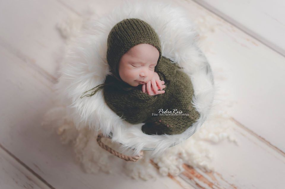 Ensaio Newborn - Dudo no baldinho