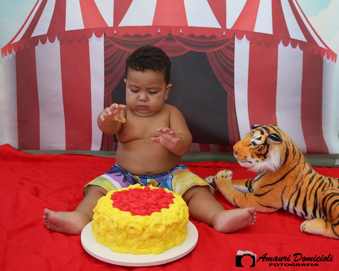 Ensaio Smash the cake Matheus