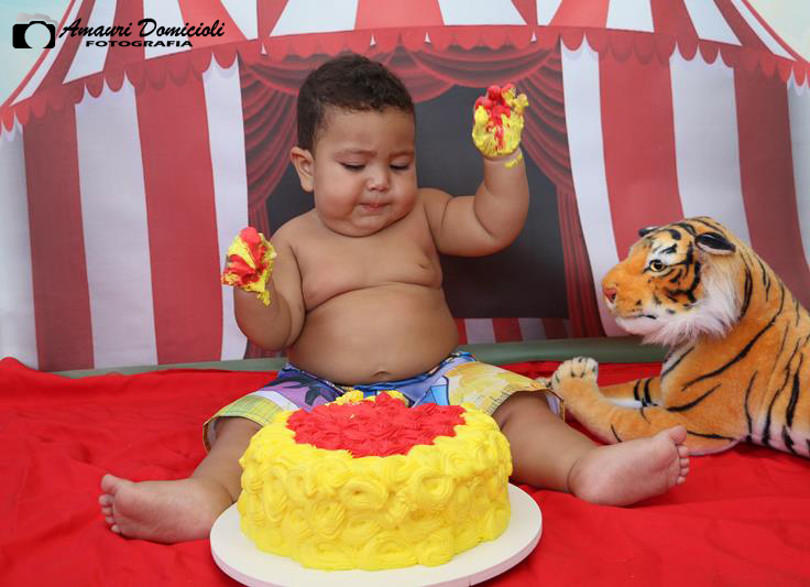 Ensaio Smash the cake Matheus
