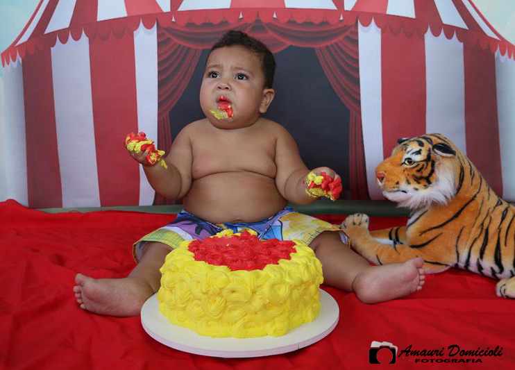 Ensaio Smash the cake Matheus