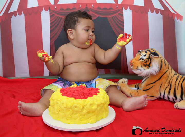 Ensaio Smash the cake Matheus