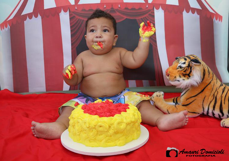 Ensaio Smash the cake Matheus