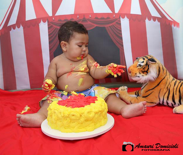 Ensaio Smash the cake Matheus