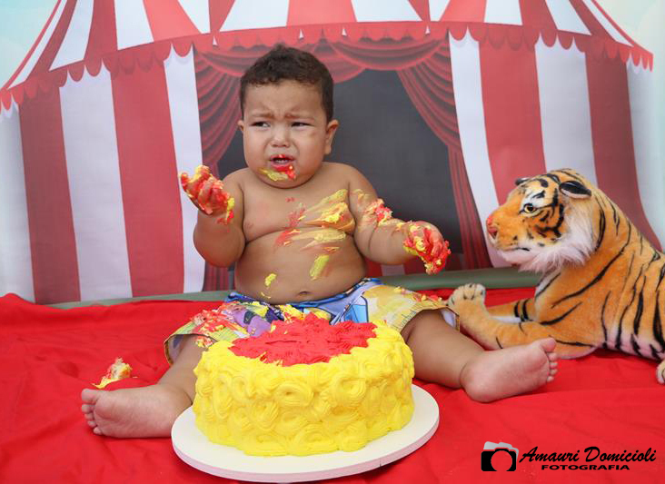Ensaio Smash the cake Matheus