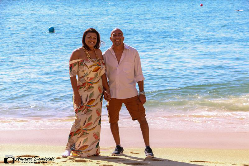 Ensaio Casal - Praia Vermelha Urca - Rio de Janeiro - Lurdinha e Vicente