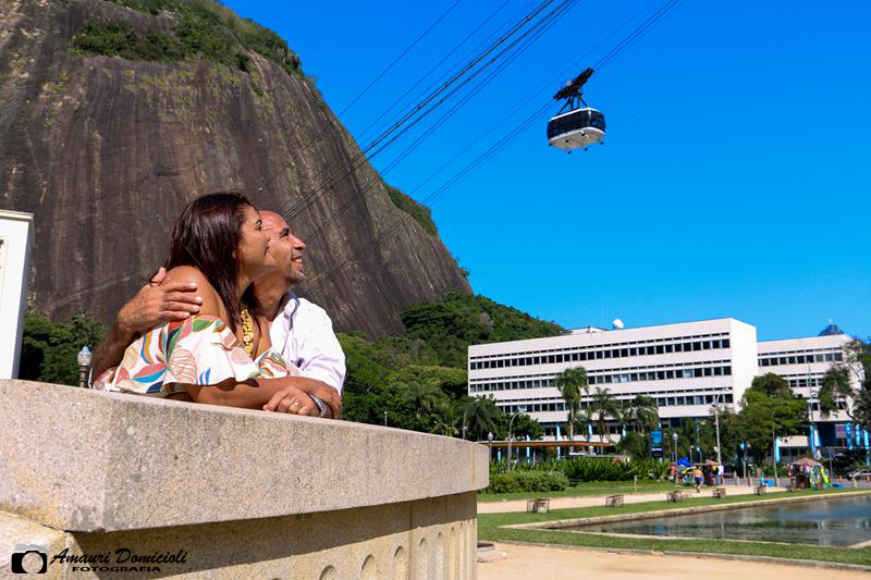 Ensaio Casal - Praia Vermelha Urca - Rio de Janeiro - Lurdinha e Vicente