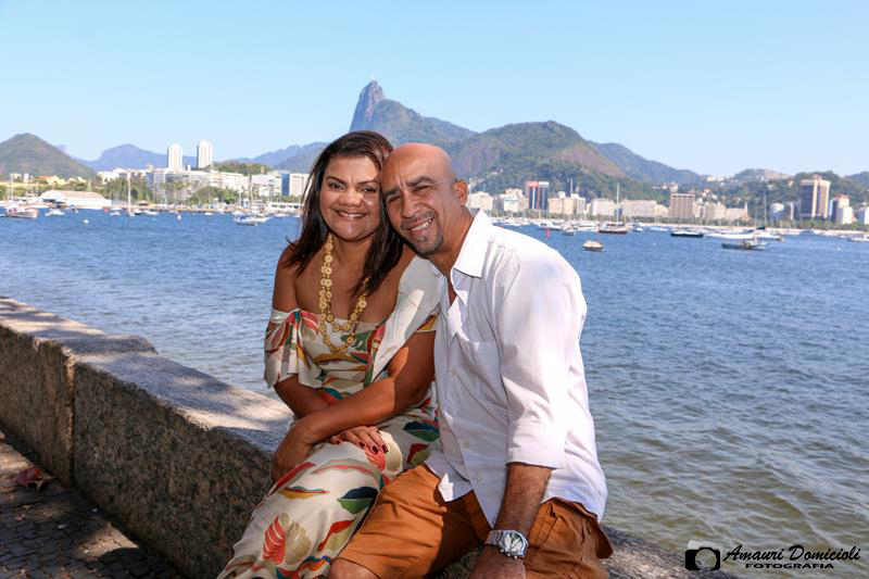 Ensaio Casal - Praia Vermelha Urca - Rio de Janeiro - Lurdinha e Vicente