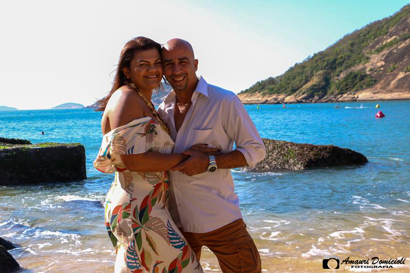 Ensaio Casal - Praia Vermelha Urca - Rio de Janeiro - Lurdinha e Vicente