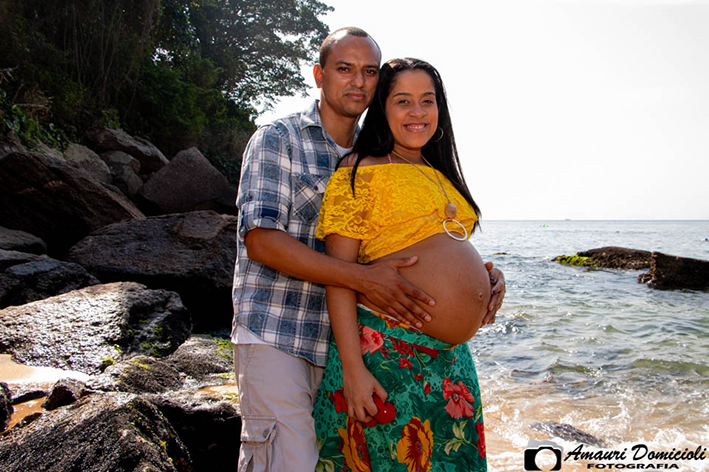 Ensaio Gestante - Praia da Urca - Rio de Janeiro - Renata 