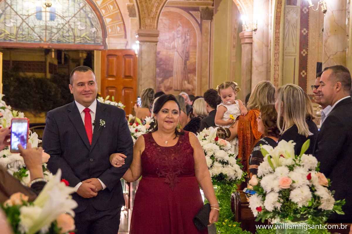 cerimônia de casamento paróquia sagrado coração de jesus