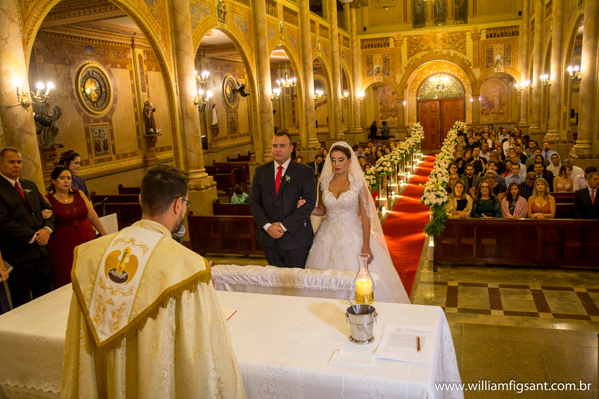 cerimônia de casamento paróquia sagrado coração de jesus