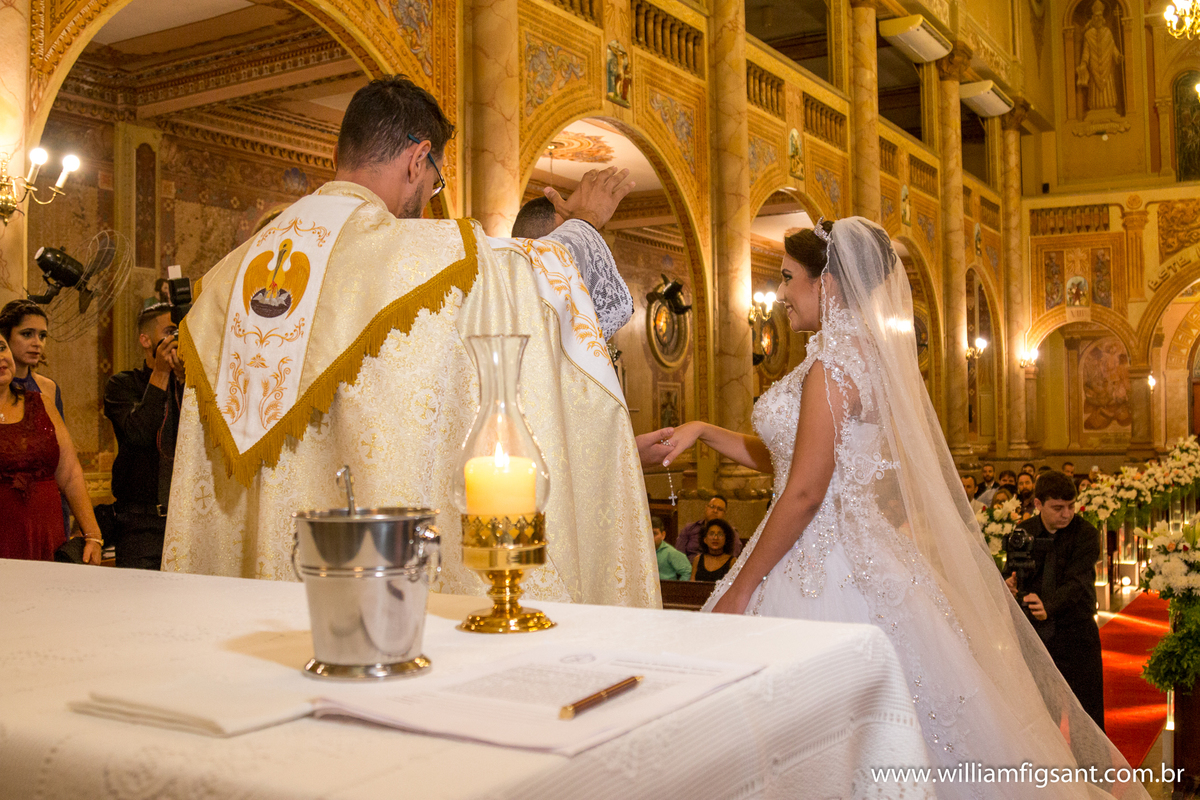 cerimônia de casamento paróquia sagrado coração de jesus