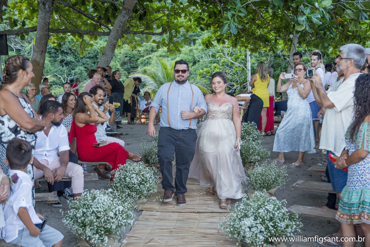 padrinhos casamento na praia