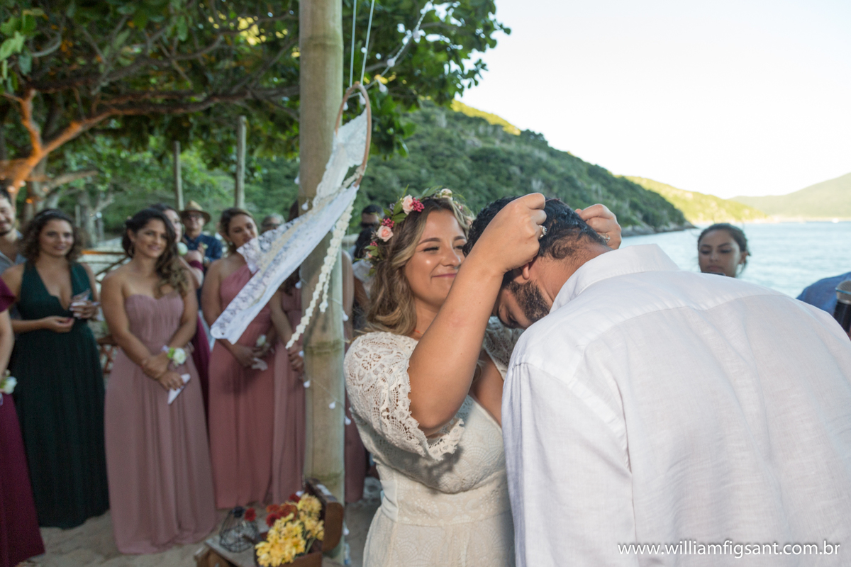 votos casamento na praia