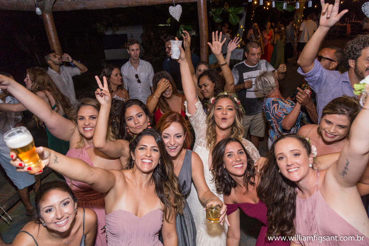 padrinhos casamento na praia RJ
