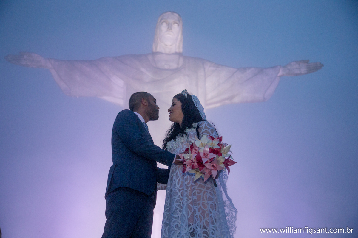 fotos de casamento no cristo redentor