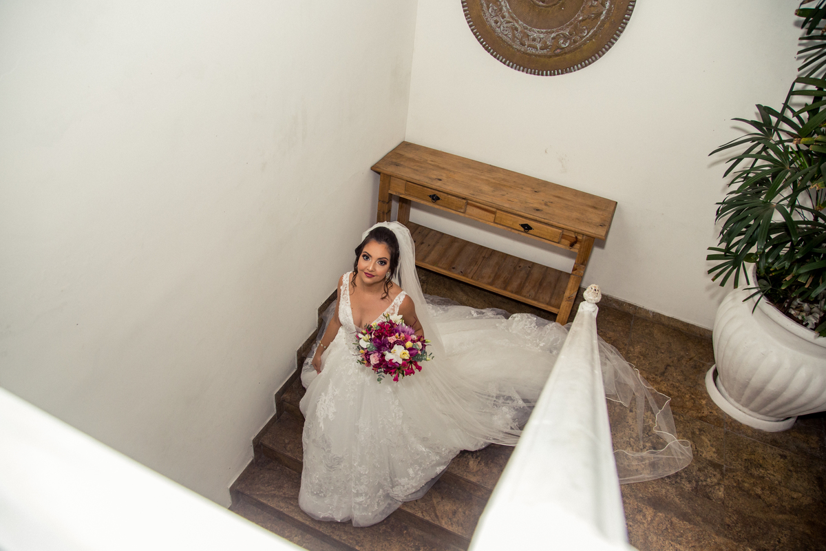 making of noiva solar de gração