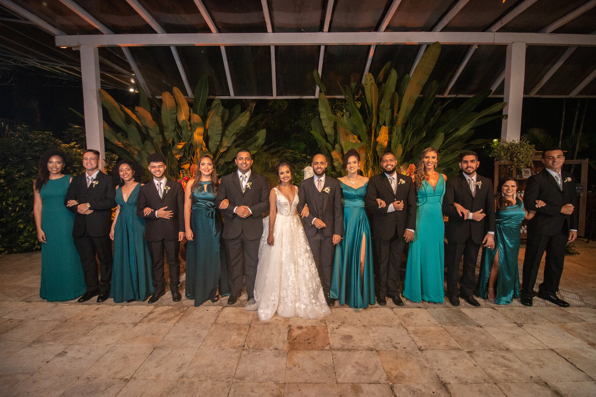 Fotos com os padrinhos casamento niterói