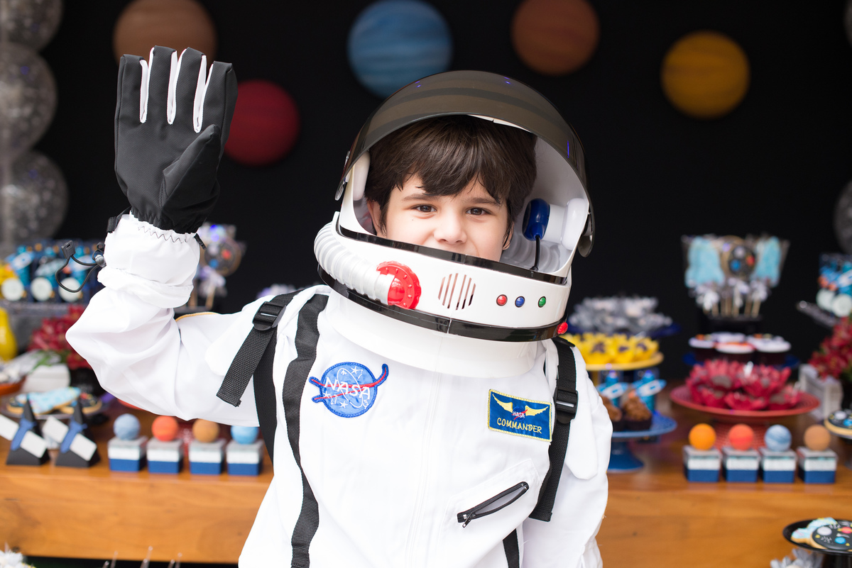 Um astronauta pra lá de lindo.