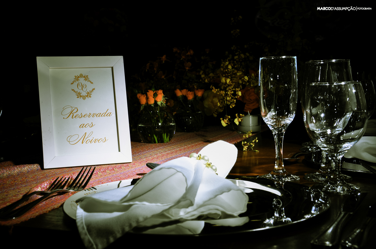 decoração mesa dos noivos