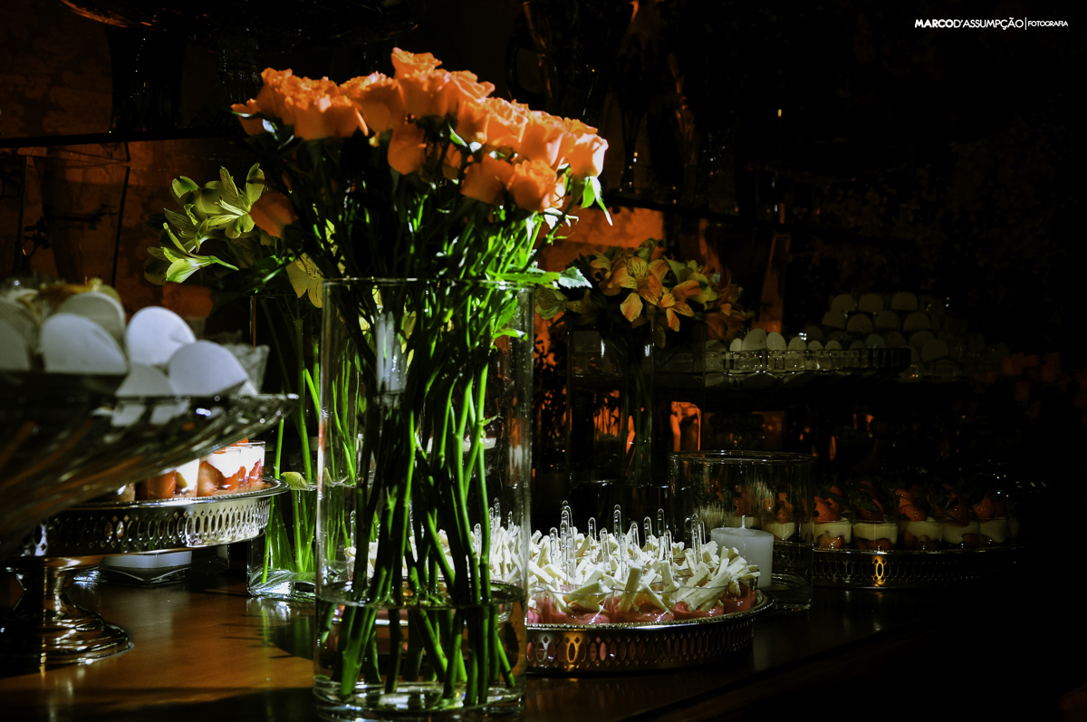 decoração do casamento com flores