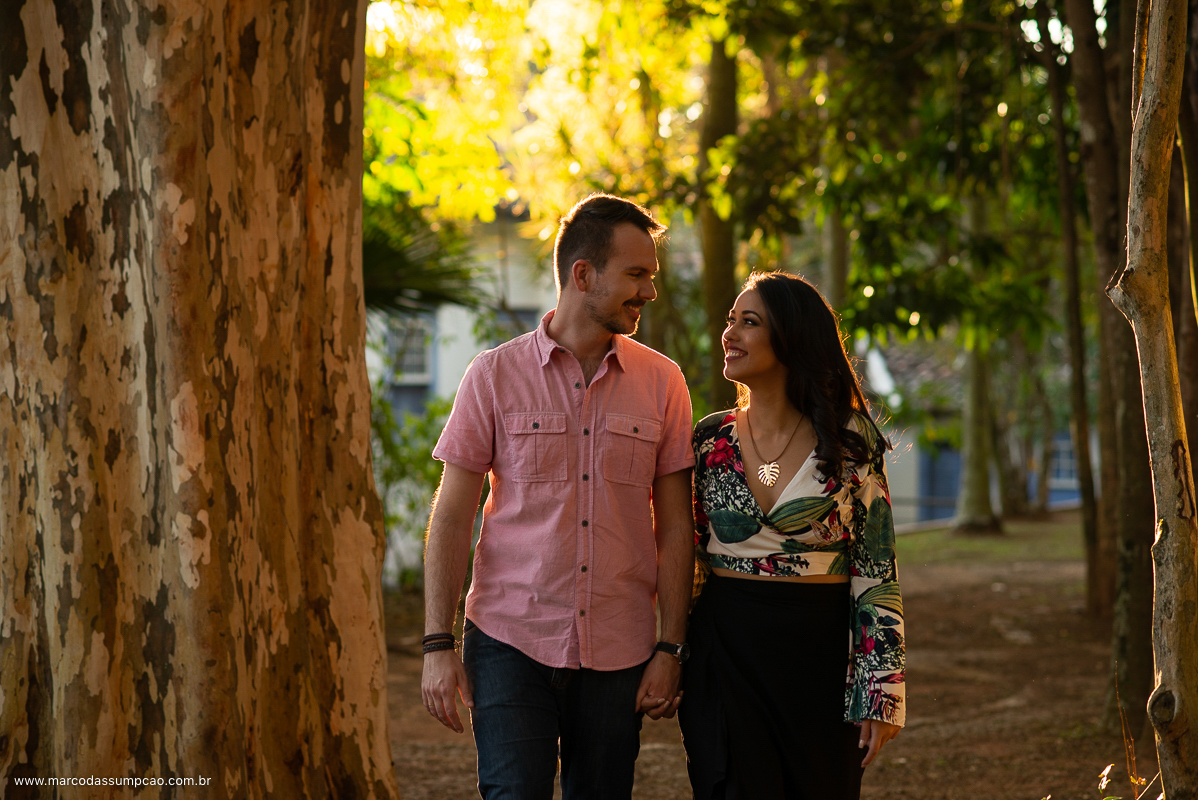 casal de abancado em parque ecologico de campinas