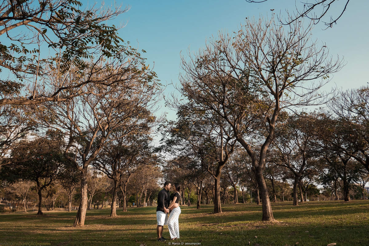 pai e mae se namorando durante ensaio de gestante