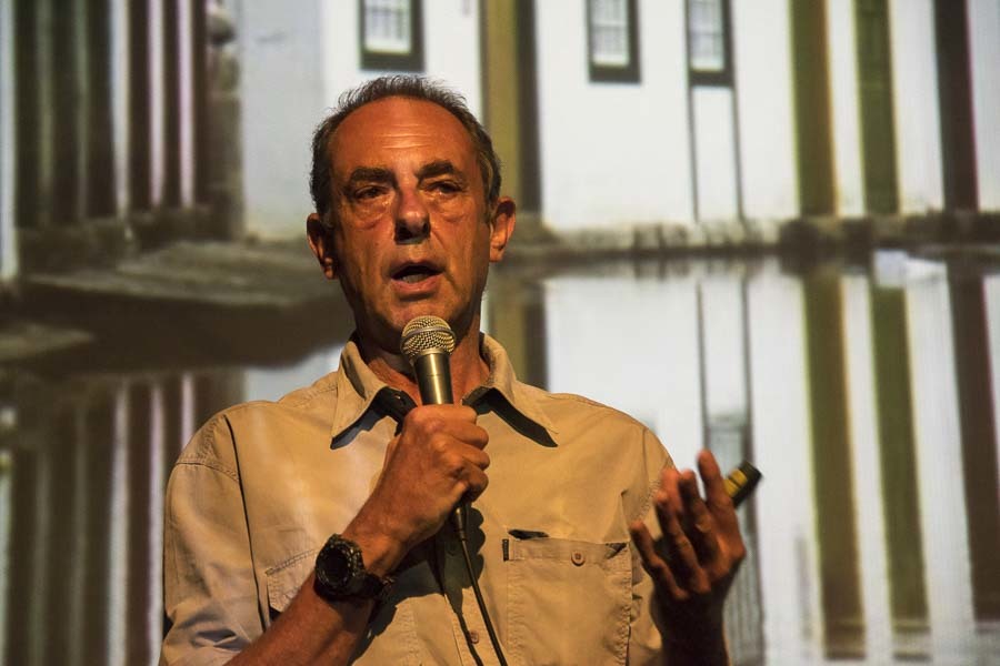 Amyr Klink, navegador, lançamento do livro 