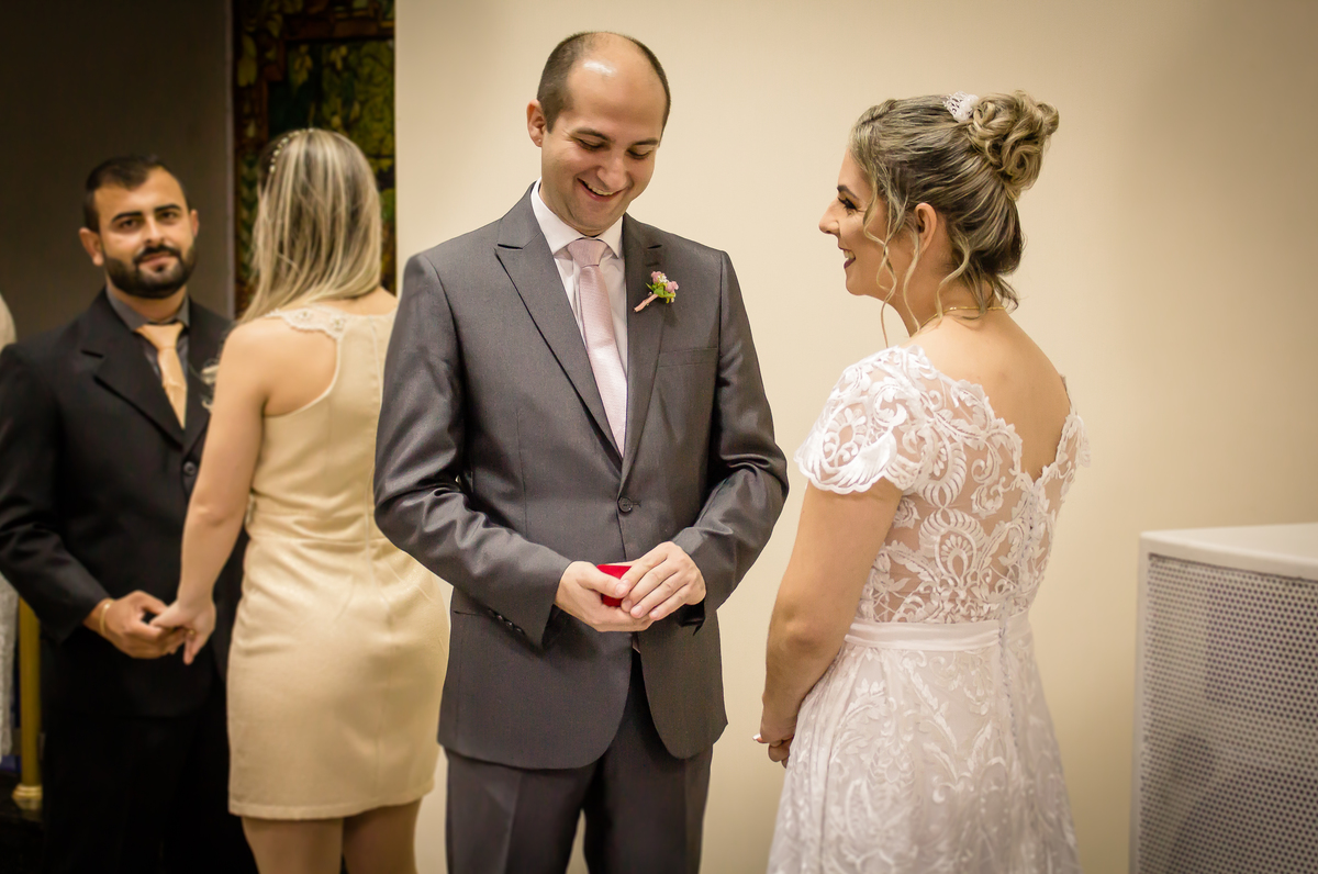 momento troca das alianças